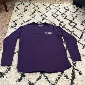 Men’s Alphalete active wear athletic long sleeves tee shirt size L